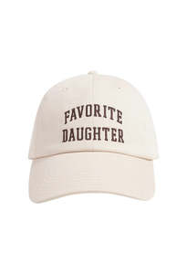 All Caps Logo Baseball Cap - Khaki/Coffee
