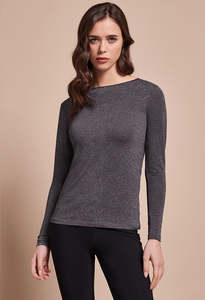 Egi Collections: Nero Lurex Top