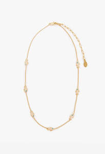 Petite Pearl Sardine Charm Chain