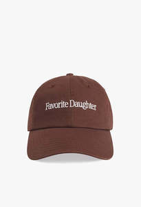 Classic Logo Baseball Hat - Brown / White
