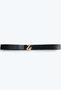 Gold ZV Initiale LA Belt 30mm - Black