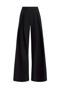 Pleats For Days Pant - Black