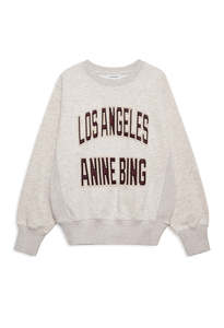 Harry Shrunken Sweatshirt LA - Oatmeal Melange