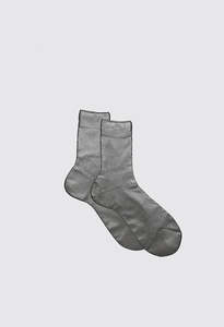 Socks: Ribbed Laminated Socks - Fumo