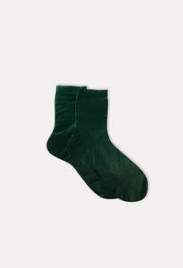 Socks: Ribbed Laminated Socks - Cipresso