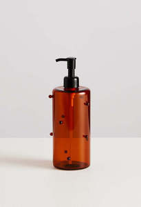 Glassware: The Everything Bottle - Amber/Black Pump