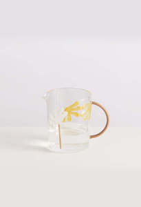 Le Jardin Jug - Clear/Yellow/Beige