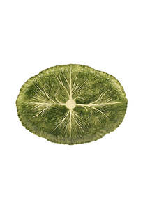 Radicchio Ceramic Platter - Green