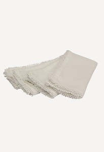 Napkins: Bauble Napkin - White