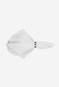 Napkin Gracie Eco Linen - White