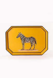 Decorative Iron Tray - Zebra