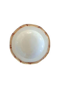 Les Ottomans: Bamboo Ceramic Pasta Bowl - 25cm (Set of 6)