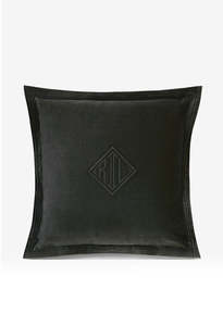 Velvet Cushion Cover - Charcoa
