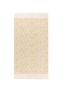 Yves Delorme: Leopard Milk Guest Towel