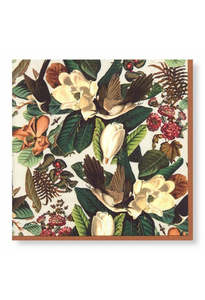 Manor Road: Magnolia Blooms Luncheon Napkins