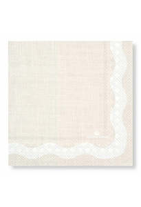 Manor Road: Linen (Wave Beige) Napkins - Cocktail