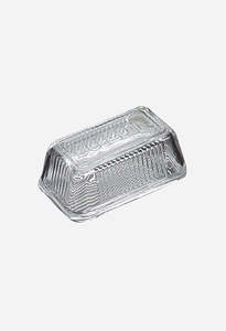 Frette Glass Butter Dish