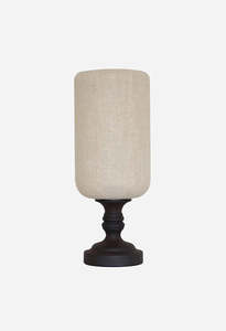 Cc Interiors: Medina Linen and Glass Lamp