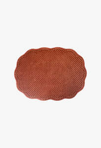 Rena Quilted Placemat - Rust