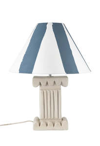 Maria Painted Denim Shade Lamp