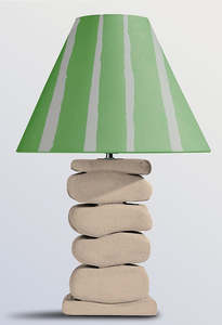 Bobby Painted Pistachio Shade Lamp