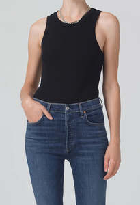 Dress To Impress 1: Isabel Rib Tank - Black