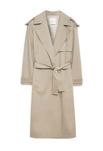 Anine Bing: Rickie Maxi Trench - Beige