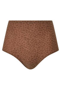 Chantelle: High Waist Brief - Wild brown