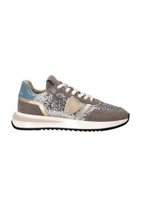 Tropez 2.1 Low Woman - Glitter Argent Rose