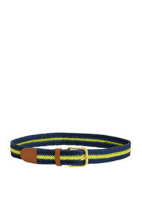Essentiel Antwerp: Jintonic Belt - Navy and yellow