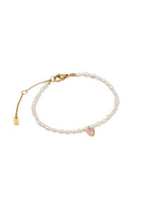 Kiki Pearl Heart Bracelet