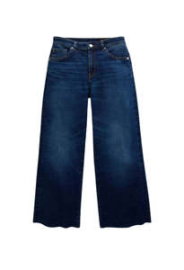Ag Denim: Saige Wide Leg Crop Jean - Outspoken