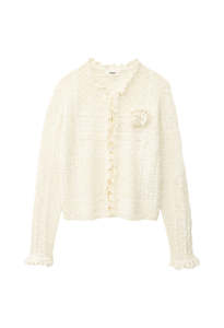 Soria Cardigan - Ecru