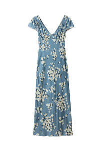 Rixo: Cathy Dress - Amelia Bouquet Blue