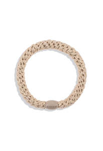 Back In Stock: KKNEKKI Beige Glitter Hair Ties