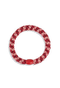 Back In Stock: KKNEKKI Coral Bordeaux Stripe Hair Ties