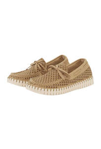 Tulip Sailor Shoe - Latte Pearled Ivory