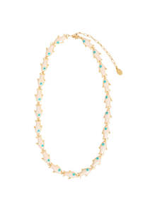 Jewellery: Pearl Sardine Necklace - Cream