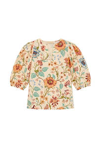 Florielle Cotton Top - Abalone Aba