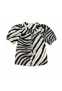 Ulla Johnson: Amaria SS Cotton Top - Shabori Wave