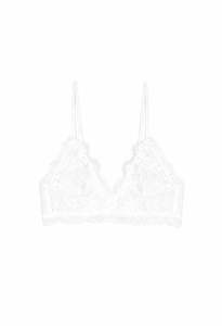 Lace Bra With Trim - Ivory