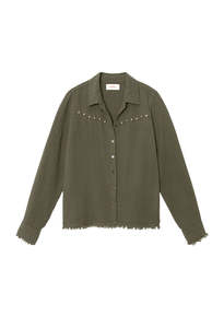 Xirena: Eastwood Shirt - Terrian Green