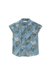 Clothing: Ayako Shirt - Shikoku Indigo