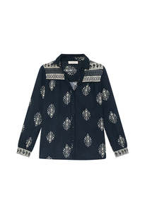 Clothing: Rani Shirt - Black Henna