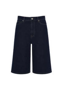 Columbo Denim Shorts - Dark Blue Denim