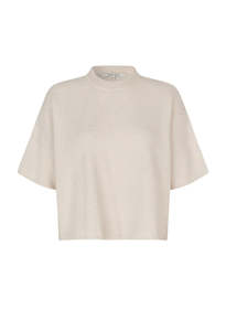 Second Female: Gabby Knit O-Neck - Soft Beige