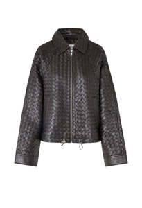 Second Female: Vermont Leather Jacket - Chocolate Torte