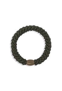 Accessories: KKNEKKI Bottle Green Own Hair Ties