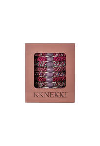 Accessories: KKNEKKI 8 Pack - Plum Edition Hair Ties