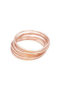 Jewellery: Buddhist Bracelet Thick - Champagne